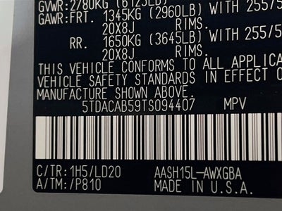 2026 Toyota Grand Highlander Hybrid Nightshade Edition S