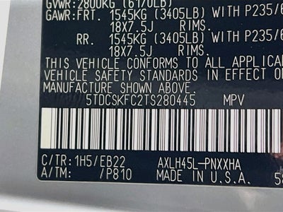 2026 Toyota Sienna Woodland Edition S