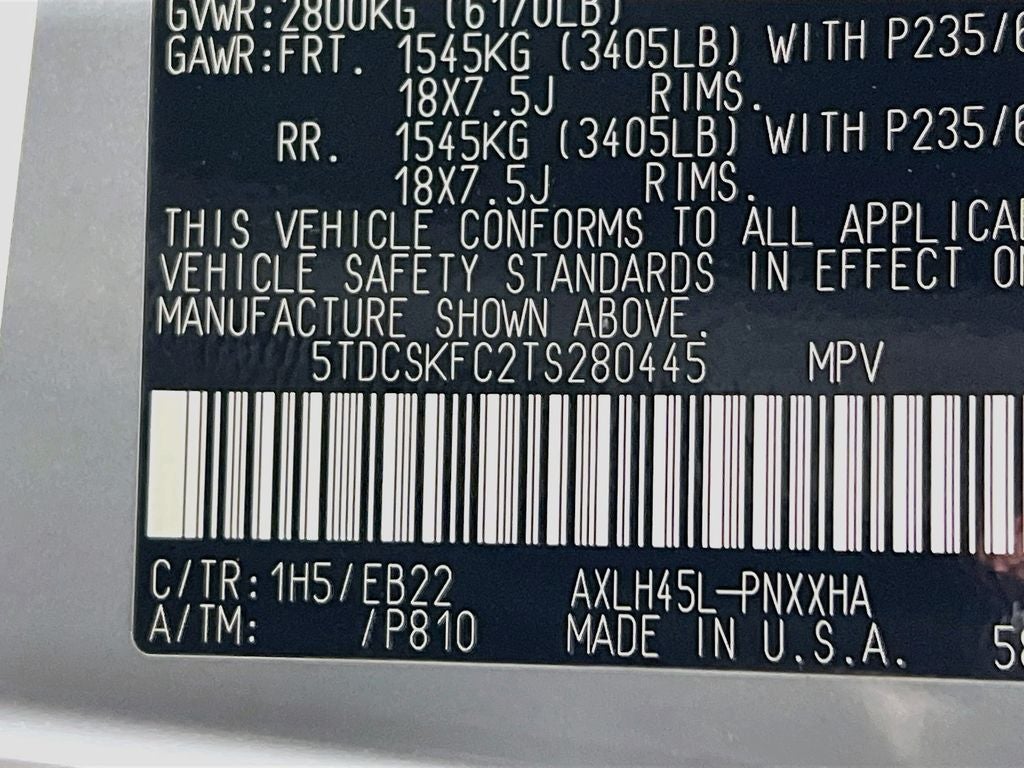 2026 Toyota Sienna Woodland Edition S