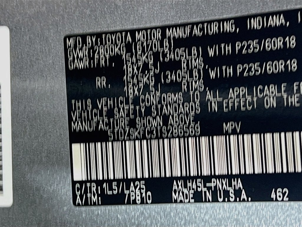 2026 Toyota Sienna Limited S