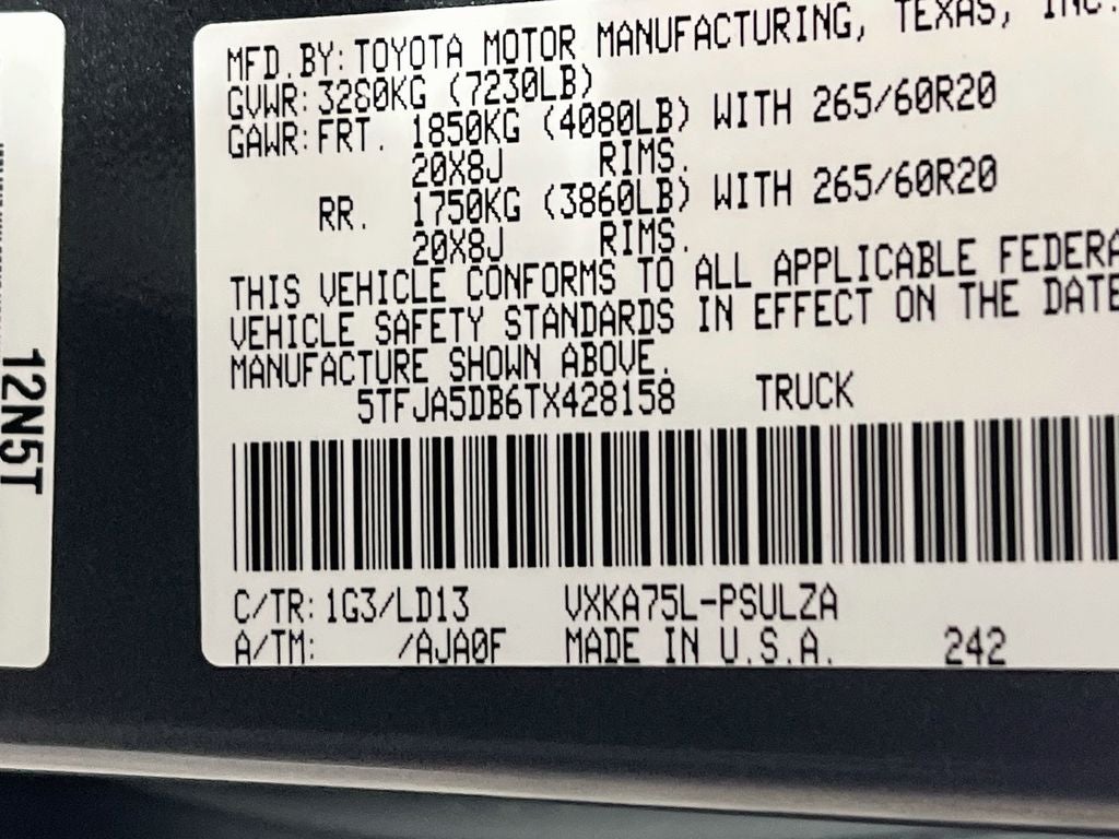 2026 Toyota Tundra Limited