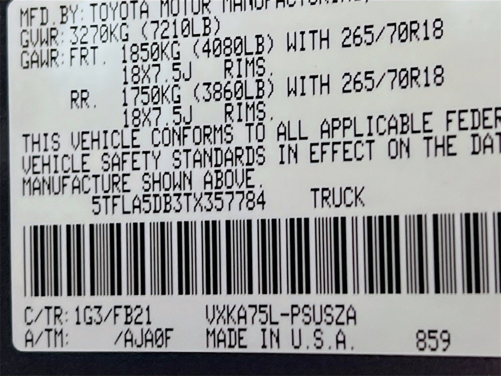 2026 Toyota Tundra SR5