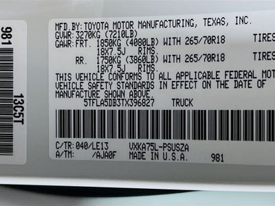 2026 Toyota Tundra SR5