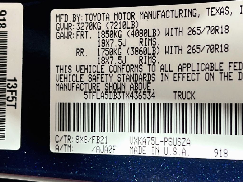 2026 Toyota Tundra SR5