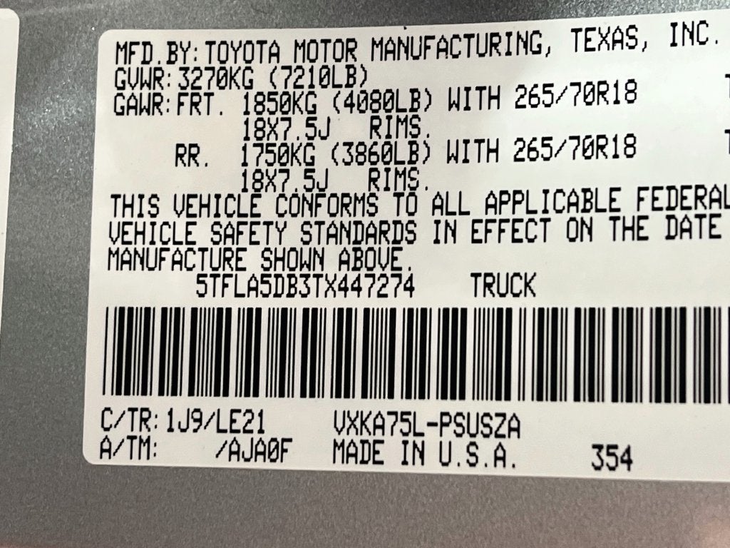 2026 Toyota Tundra SR5