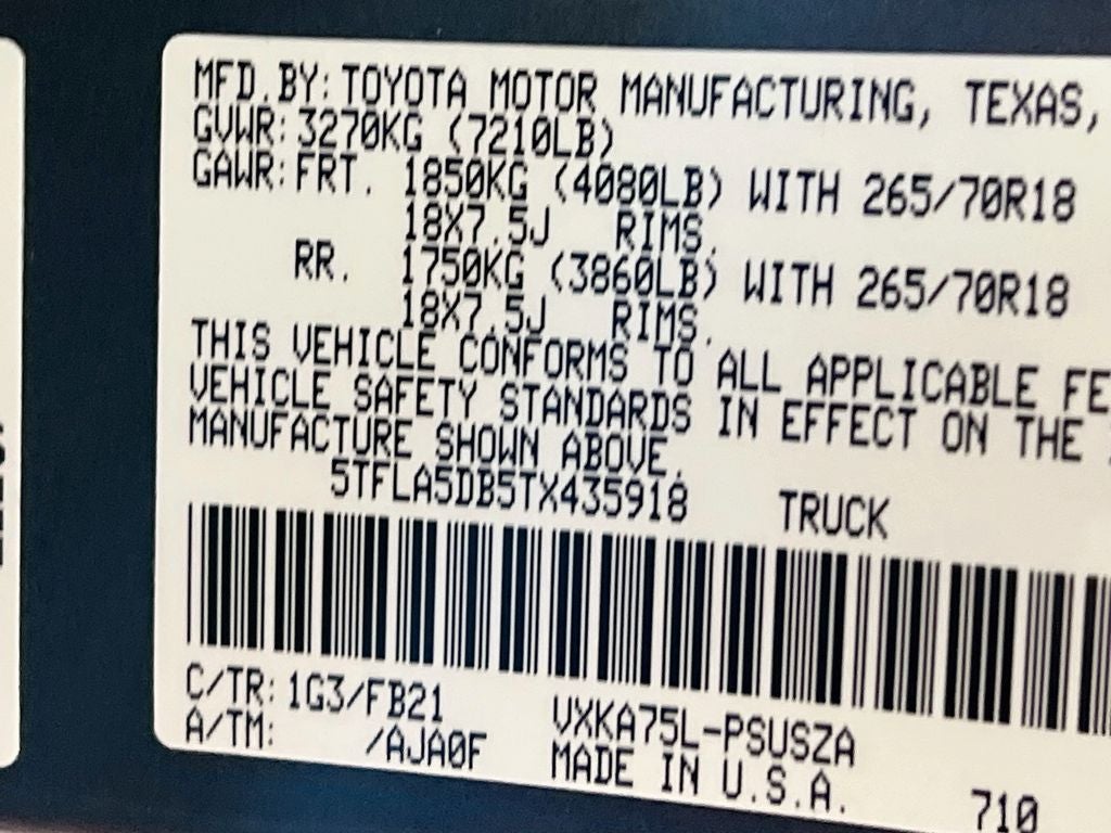 2026 Toyota Tundra SR5