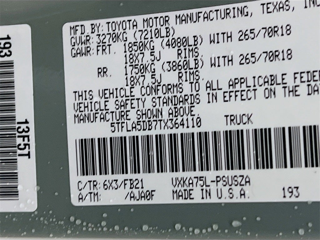 2026 Toyota Tundra SR5