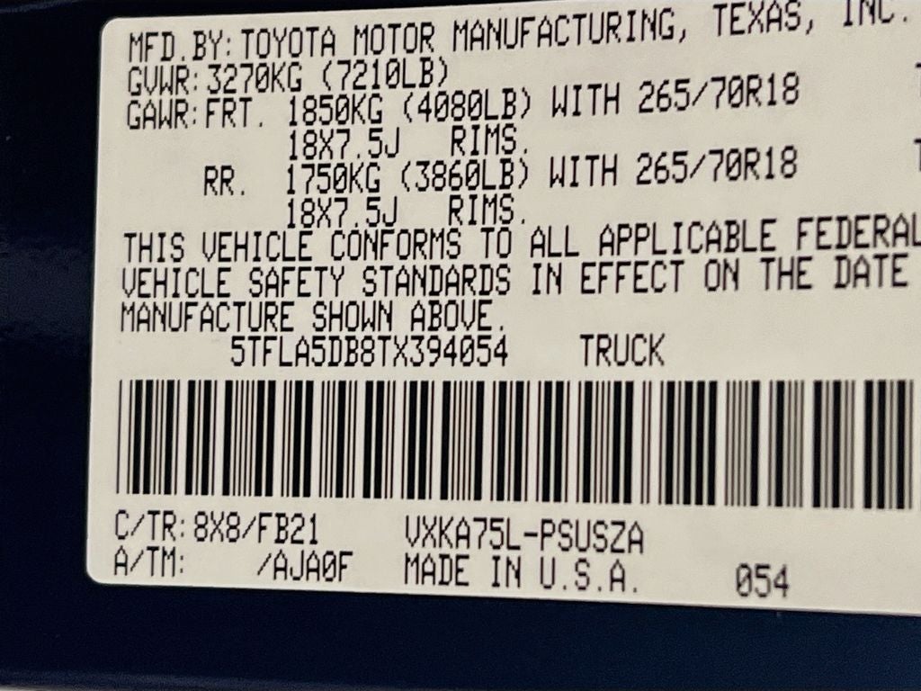 2026 Toyota Tundra SR5