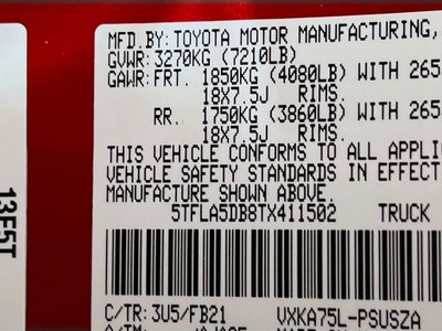 2026 Toyota Tundra SR5