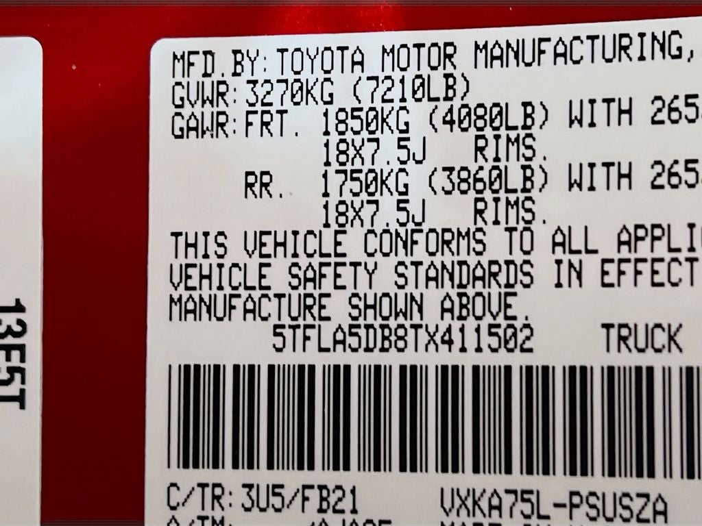 2026 Toyota Tundra SR5