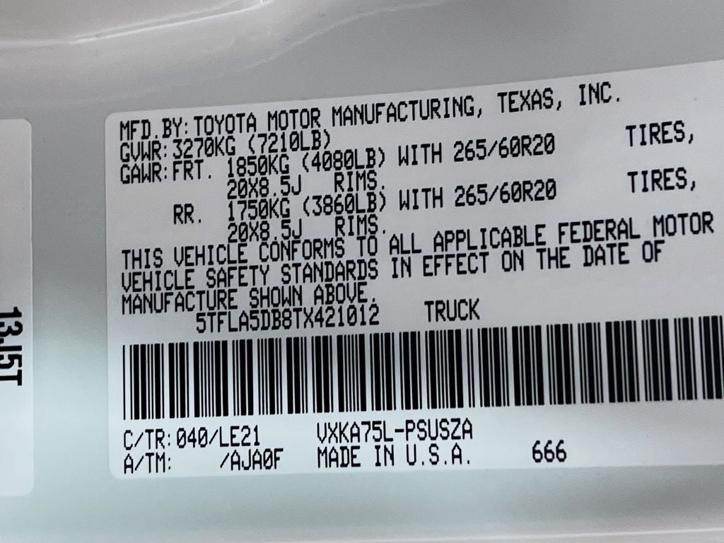 2026 Toyota Tundra SR5