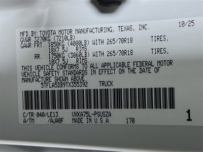 2026 Toyota Tundra SR5