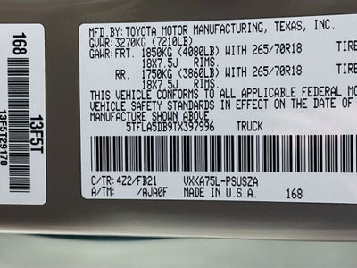 2026 Toyota Tundra SR5