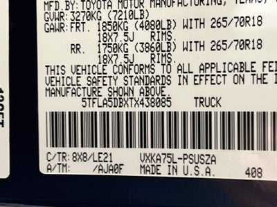 2026 Toyota Tundra SR5