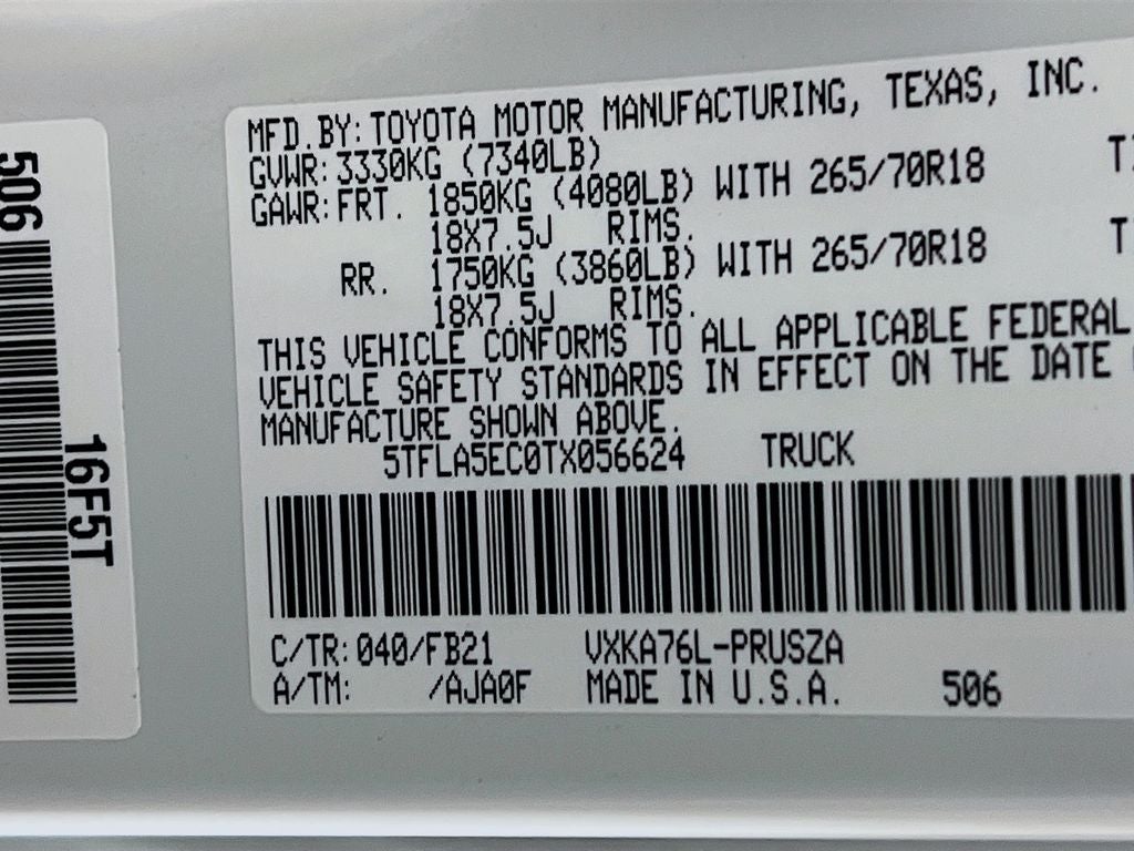 2026 Toyota Tundra SR5 S