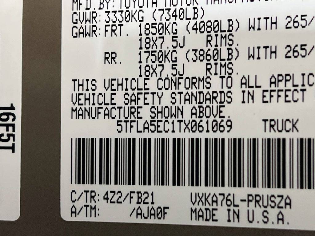 2026 Toyota Tundra SR5