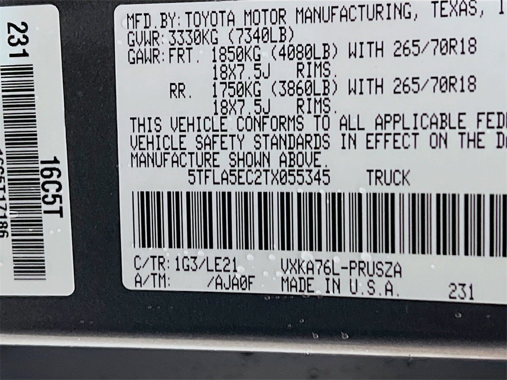 2026 Toyota Tundra SR5