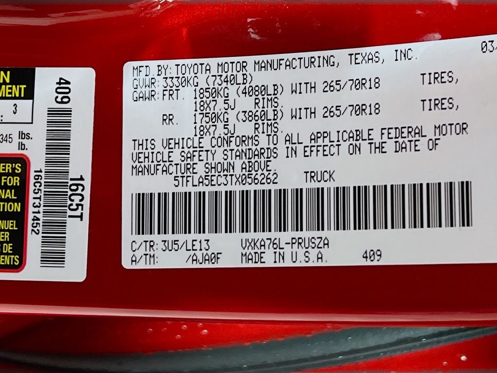 2026 Toyota Tundra SR5