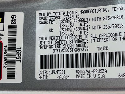 2026 Toyota Tundra SR5