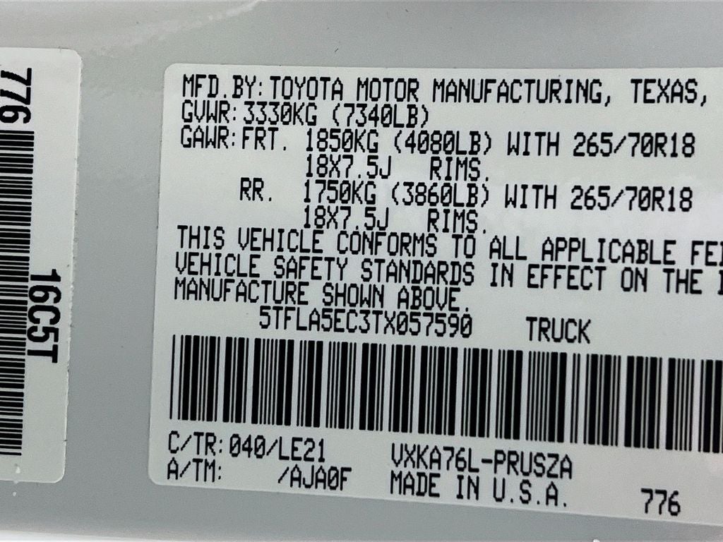 2026 Toyota Tundra SR5