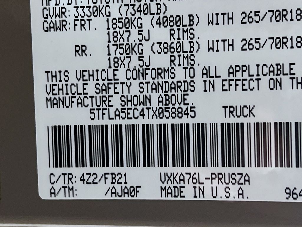 2026 Toyota Tundra SR5