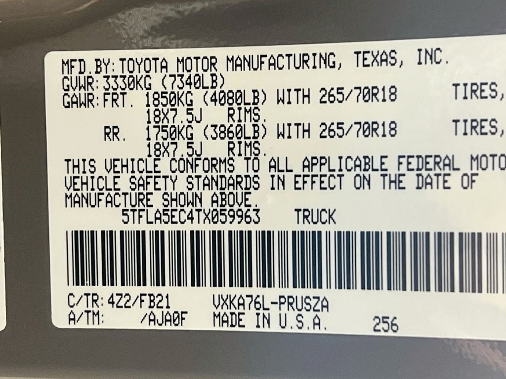 2026 Toyota Tundra SR5