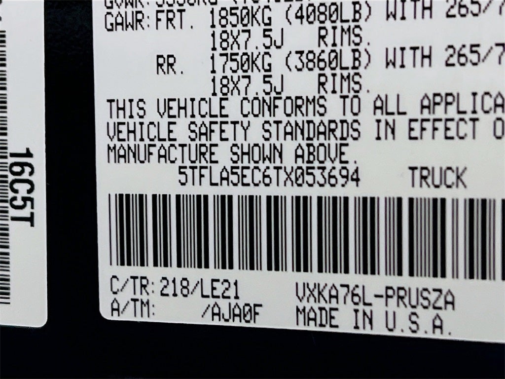 2026 Toyota Tundra SR5