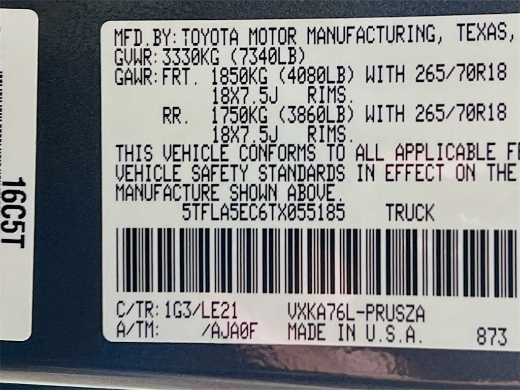 2026 Toyota Tundra SR5