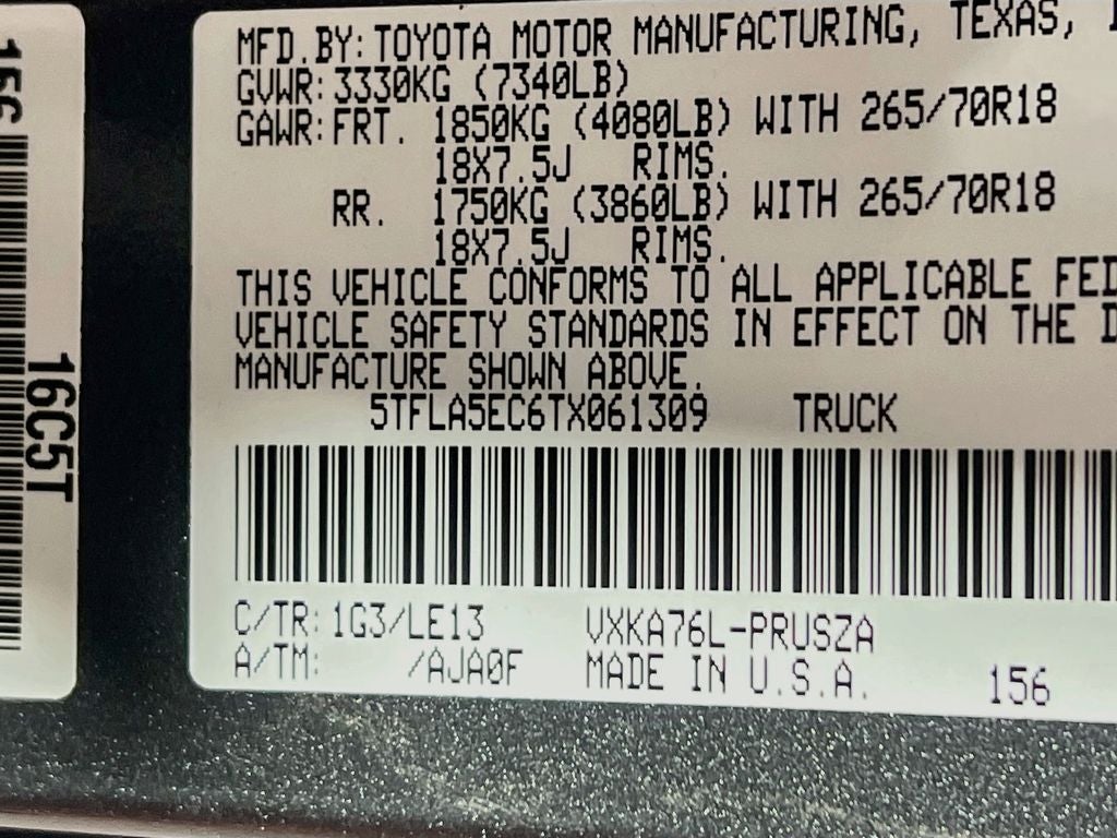 2026 Toyota Tundra SR5