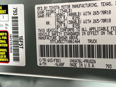 2026 Toyota Tundra SR5