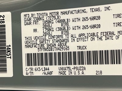 2026 Toyota Tundra 1794 Edition