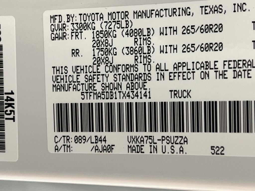 2026 Toyota Tundra 1794 Edition