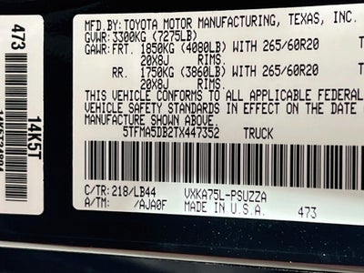 2026 Toyota Tundra 1794 Edition