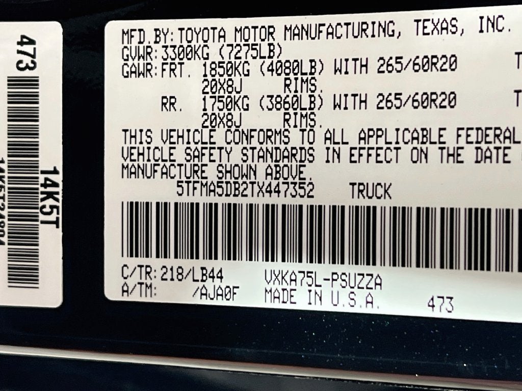 2026 Toyota Tundra 1794 Edition
