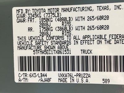 2026 Toyota Tundra 1794 Edition