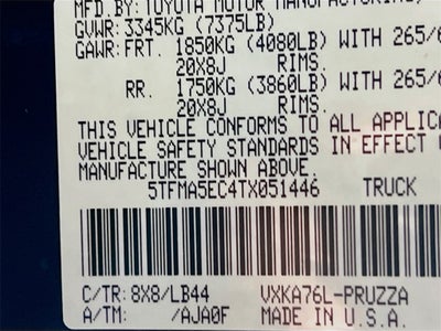 2026 Toyota Tundra 1794 Edition