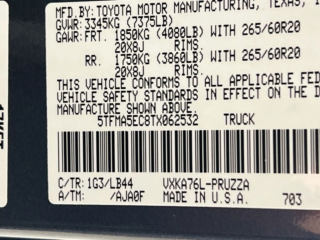 2026 Toyota Tundra 1794 Edition