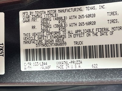 2026 Toyota Tundra 1794 Edition