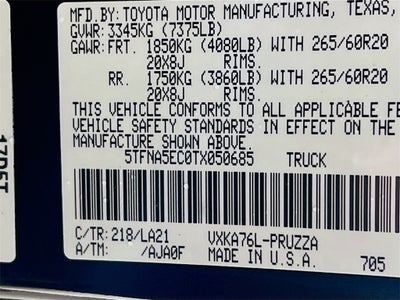 2026 Toyota Tundra Platinum