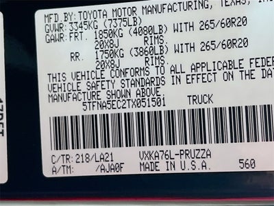 2026 Toyota Tundra Platinum