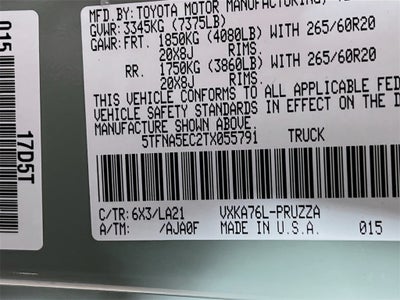 2026 Toyota Tundra Platinum