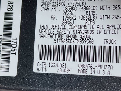 2026 Toyota Tundra Platinum