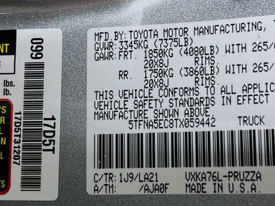 2026 Toyota Tundra Platinum