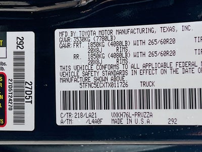 2026 Toyota Tundra i-FORCE MAX Platinum i-FORCE MAX