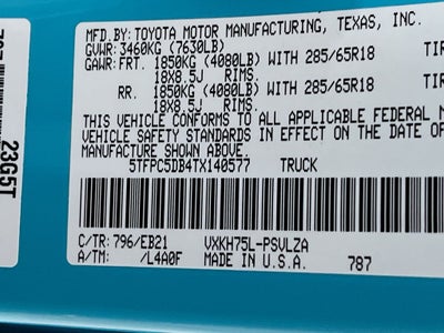 2026 Toyota Tundra i-FORCE MAX TRD Pro