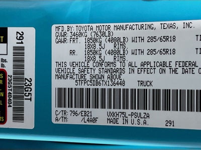 2026 Toyota Tundra i-FORCE MAX TRD Pro