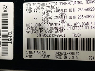 2026 Toyota Tundra Limited