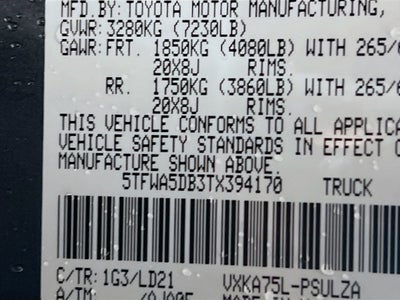 2026 Toyota Tundra Limited S