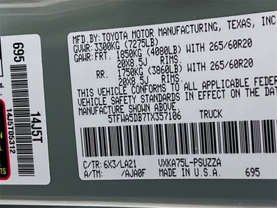 2026 Toyota Tundra Platinum