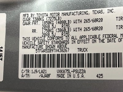 2026 Toyota Tundra Platinum